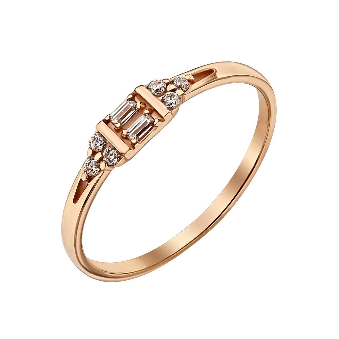 

Золотое кольцо с фианитами Tango Jewellery Company 380598 размер 17.5
