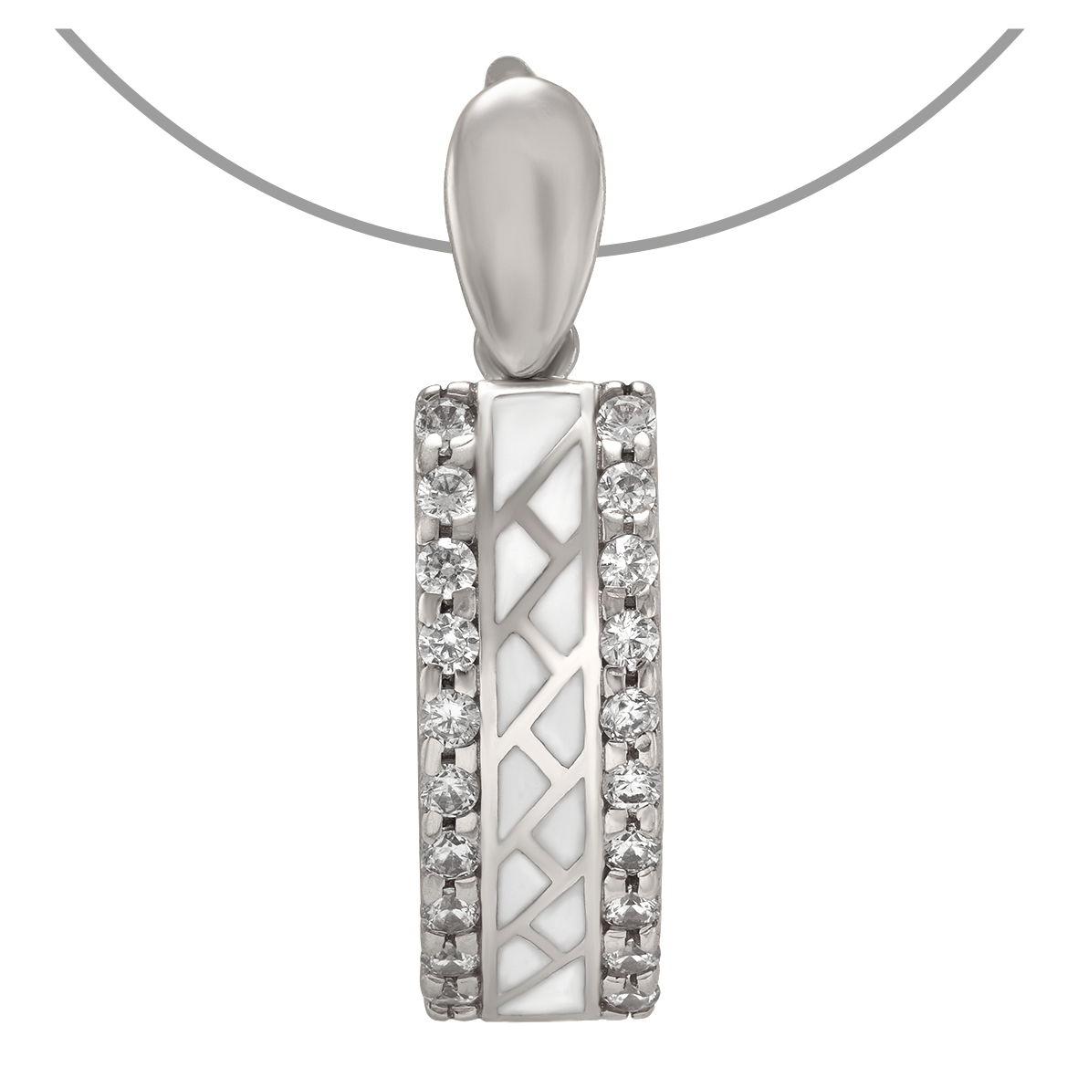 

Подвес из серебра с фианитами и ювелирной эмалью Tango Jewellery Company 150370А