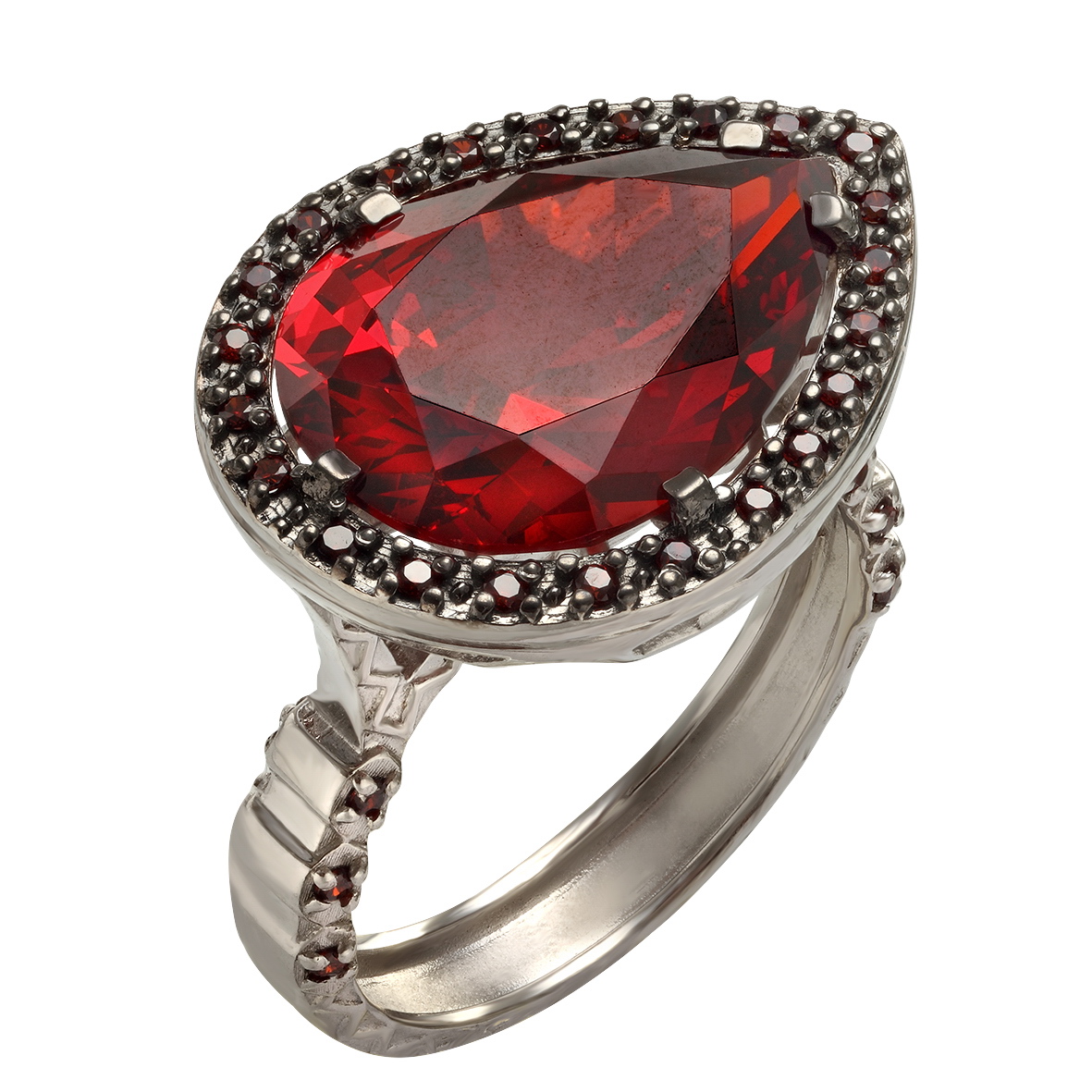 

Серебряное кольцо с фианитами Tango Jewellery Company 330846С размер 18