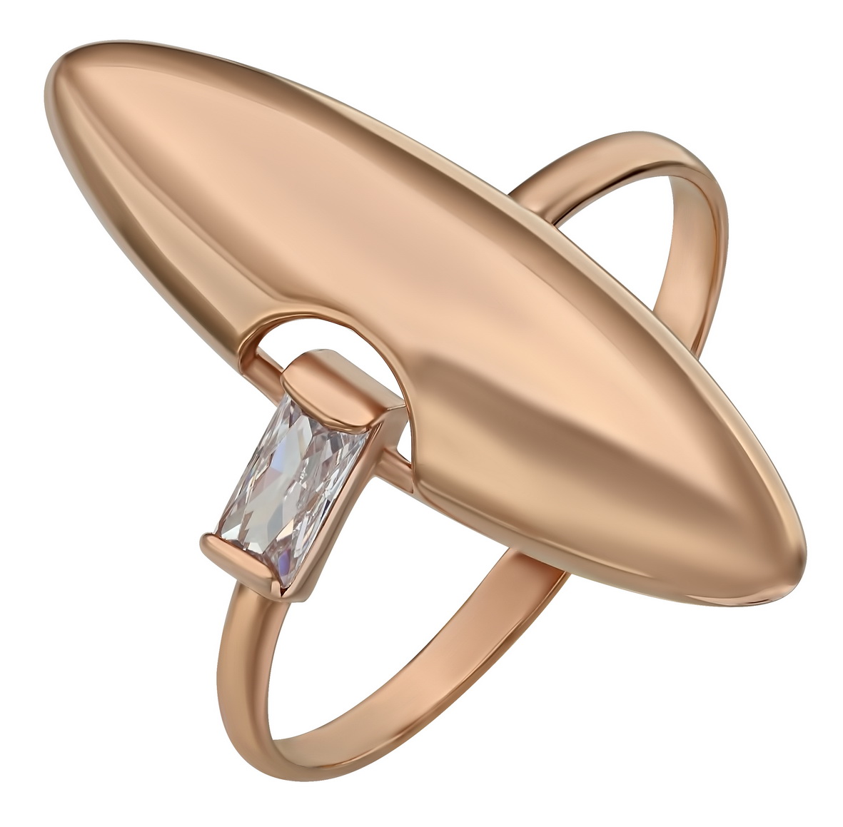 

Золотое кольцо с фианитом Tango Jewellery Company 380495 размер 18