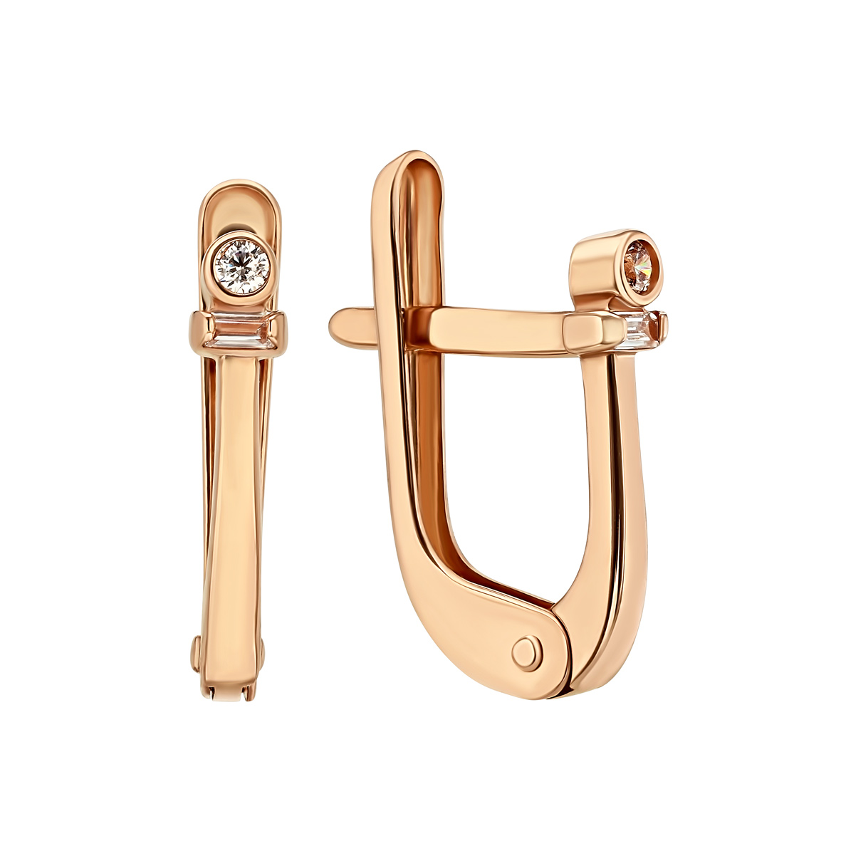 

Золотые серьги с фианитами Tango Jewellery Company 490032