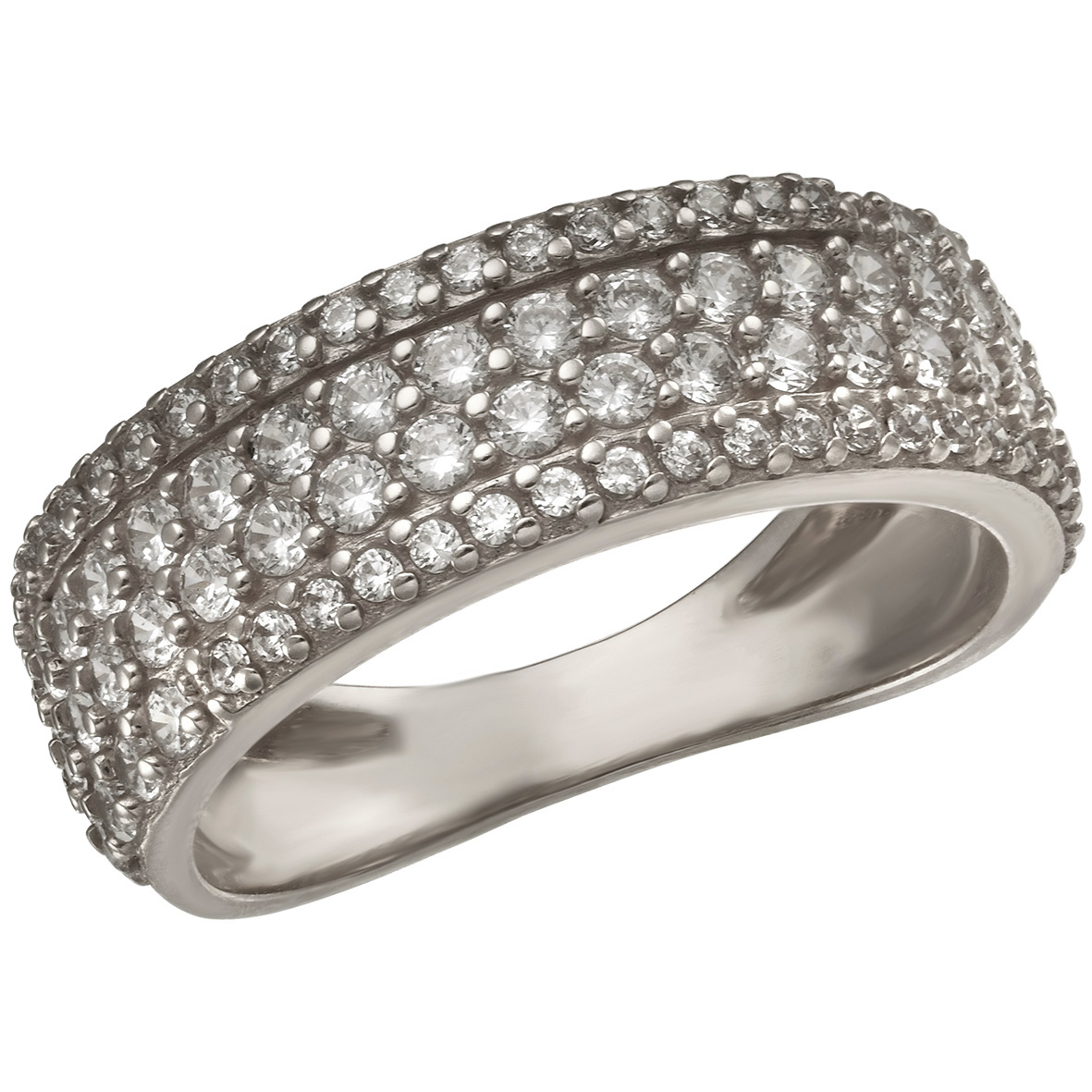 

Серебряное кольцо с фианитами Tango Jewellery Company 380096С размер 16.5