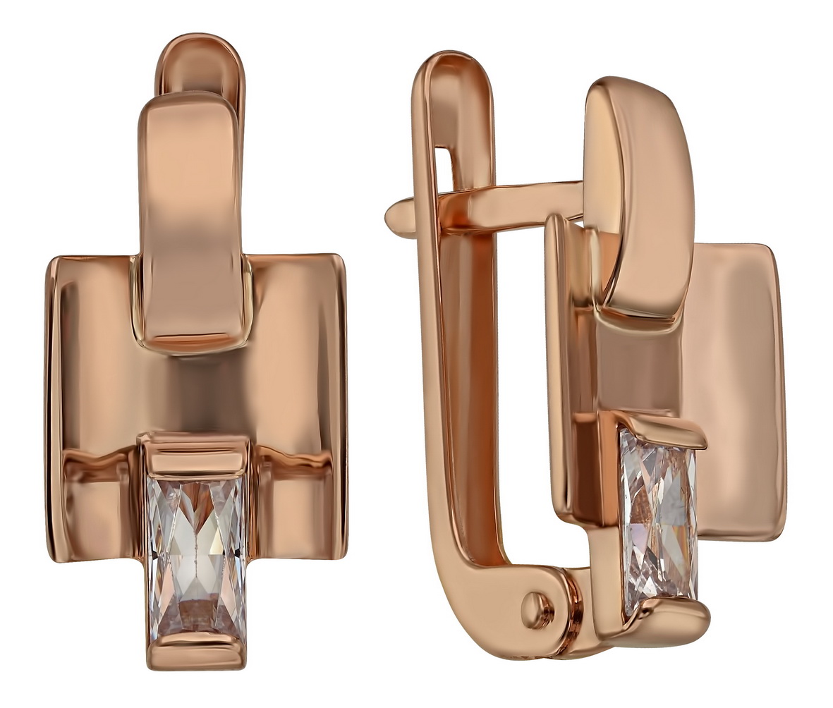 

Золотые серьги с фианитами Tango Jewellery Company 420395