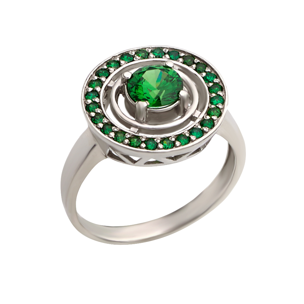 

Серебряное кольцо с фианитами Tango Jewellery Company 320903С размер 18.5