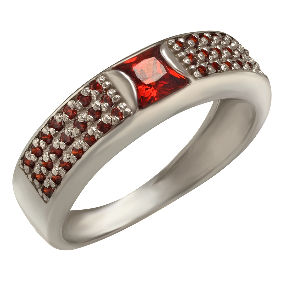 

Серебряное кольцо с фианитами Tango Jewellery Company 380184С размер 18