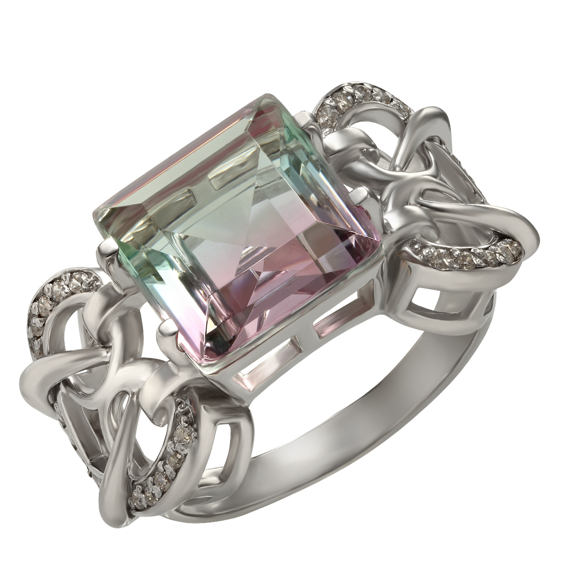 

Серебряное кольцо с фианитами Tango Jewellery Company 330854С размер 17.5