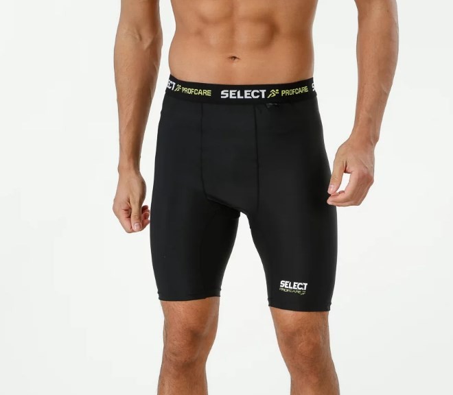 

Термошорти SELECT Compression shorts 6402 XXL чорні