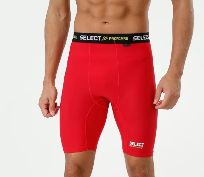 

Термошорти SELECT Compression shorts 6402 M червоні