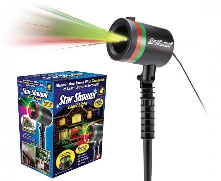 

Лазерный проектор гирлянда установка Star shower Laser Light UKC 291
