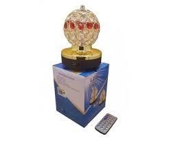 

Лампа на поставке шар вращающийся RGB RHD-158 mp3+ду RD-5021