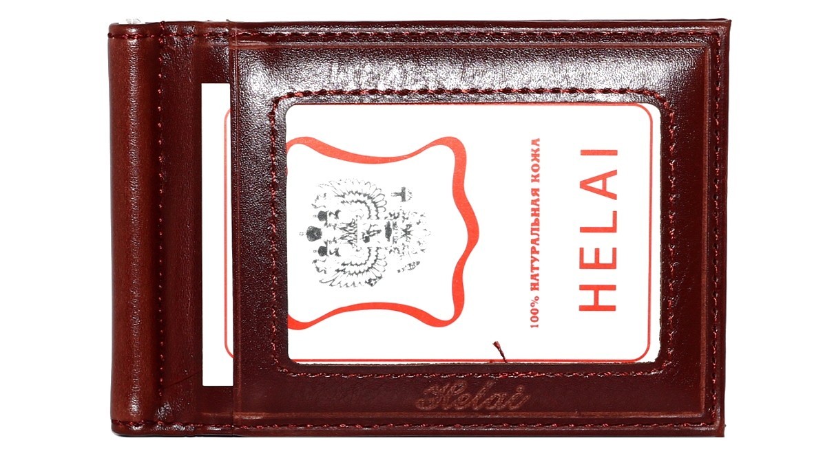 

Зажим для купюр Helai 19 - 2 коричневый