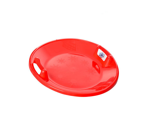 

Круглая ледянка для катания на склоне с ручками (Красный) MS 0520-1Red
