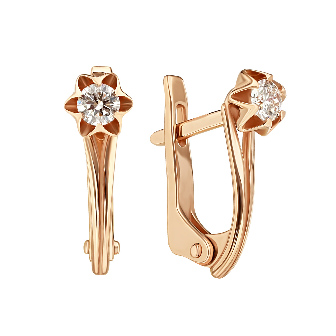 

Золотые серьги с бриллиантом Tango Jewellery Company 760295