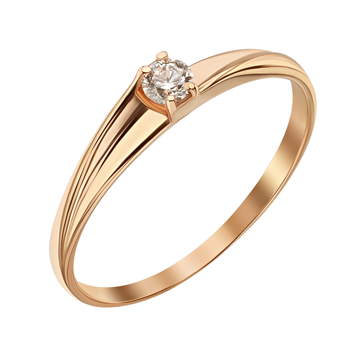 

Золотое кольцо с бриллиантом Tango Jewellery Company 740378 размер 17