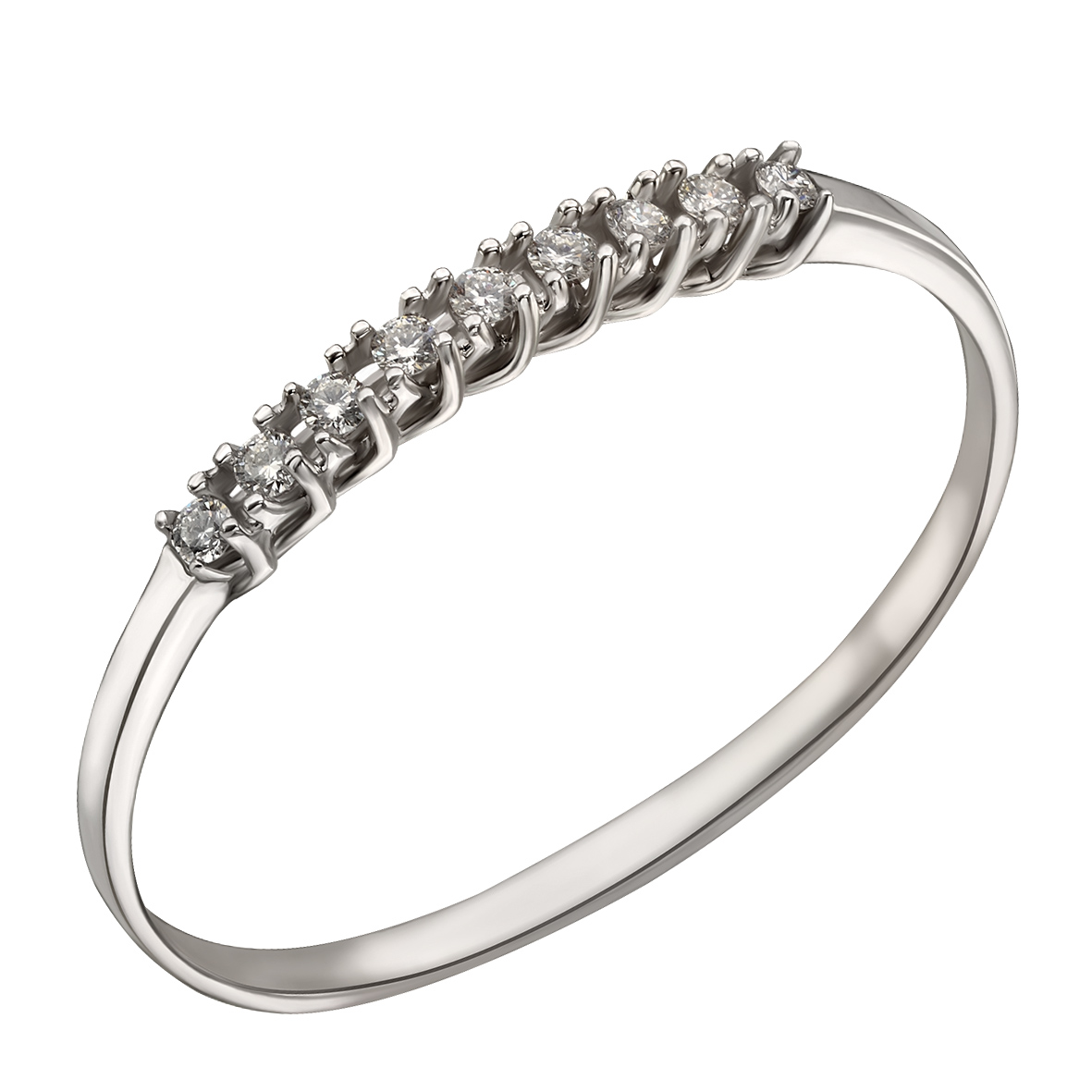 

Кольцо в белом золоте с бриллиантами Tango Jewellery Company 740358В размер 16.5