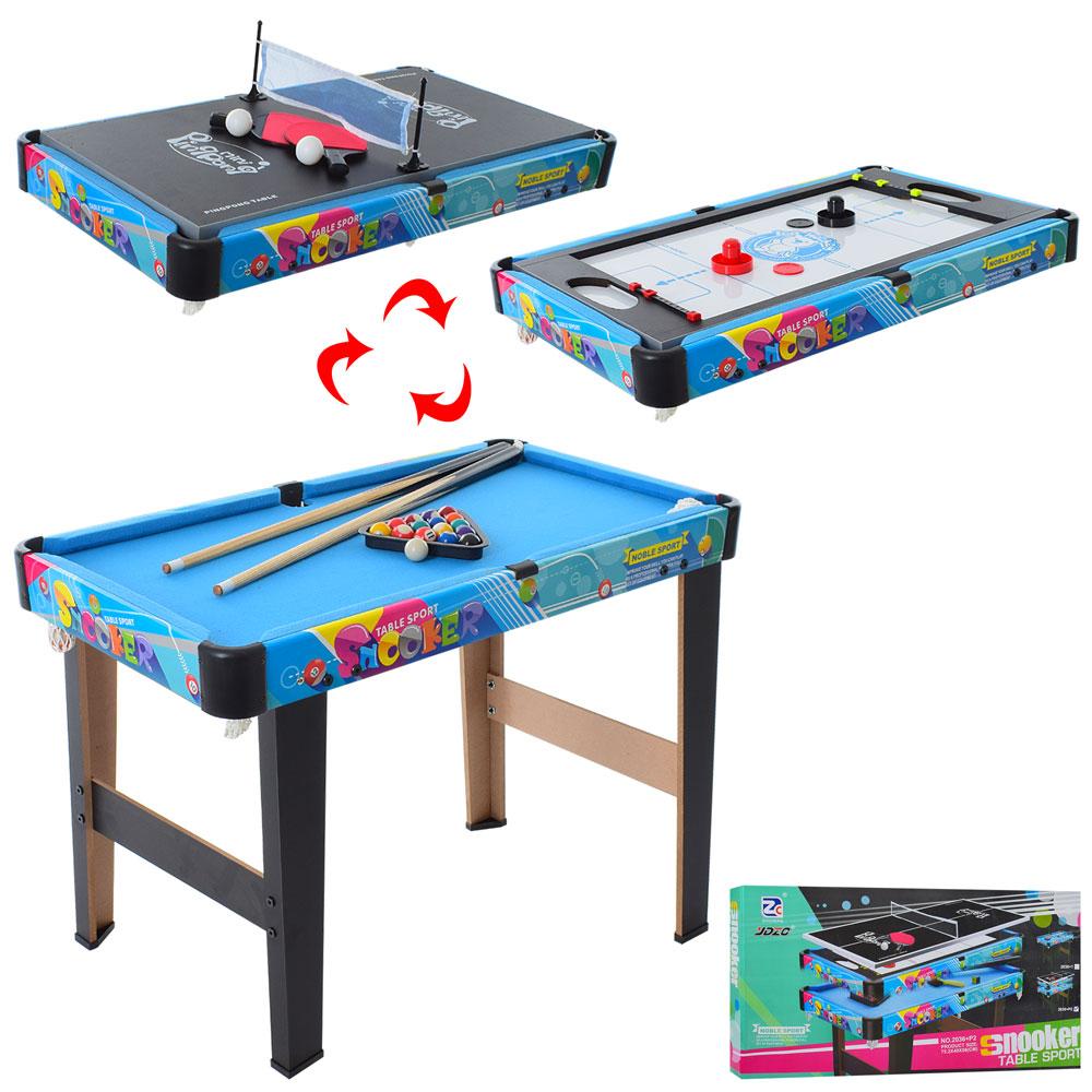 

Настольная игра 3 в 1 Metr+ (хоккей,бильярд,теннис) 2036+p2