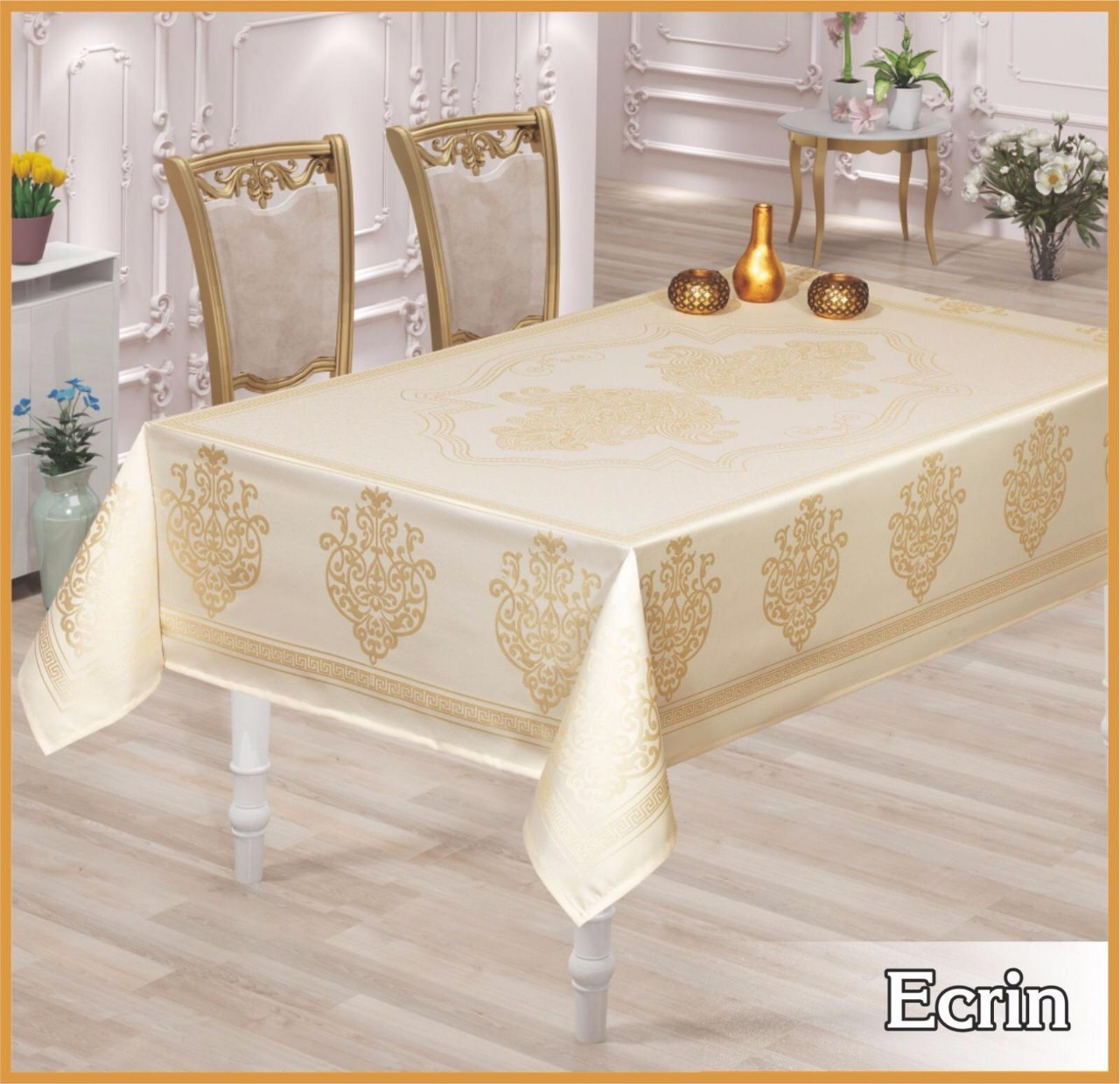 

Скатерть тефлон Maison Royale 160*220 Ecrin White