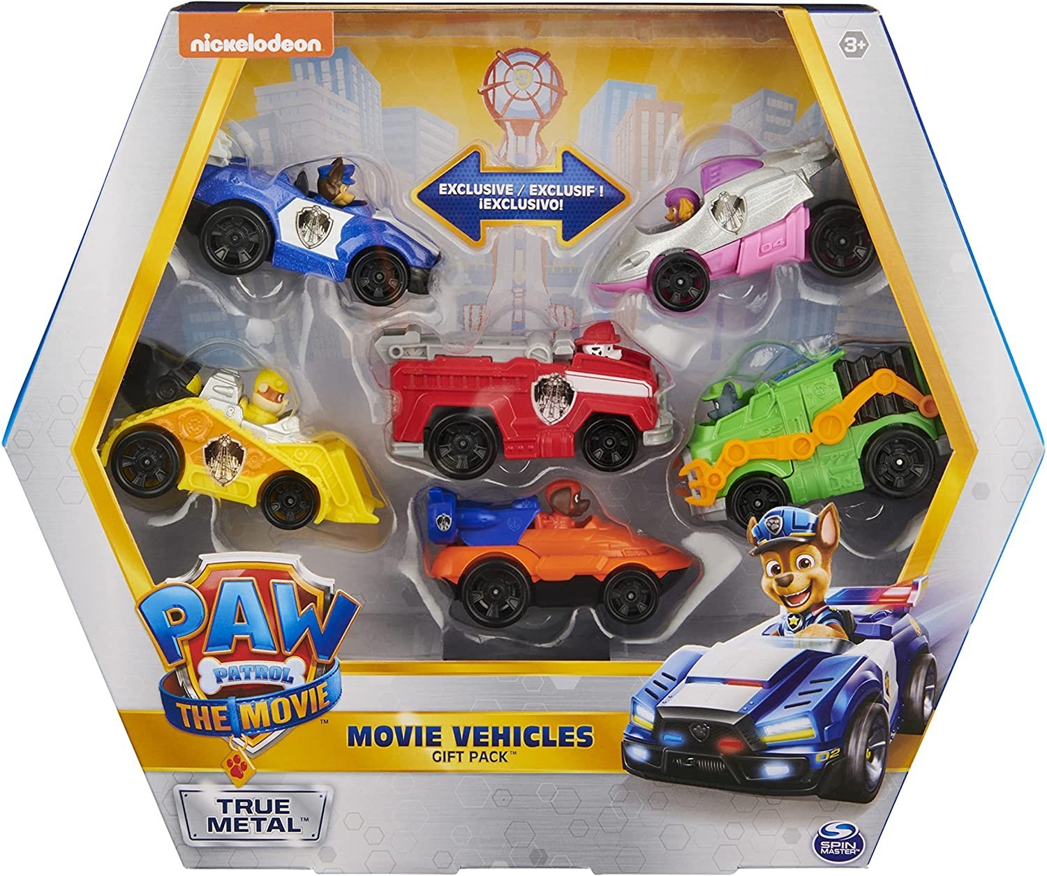 

Ігровий набір Spin Master Paw Patrol True Metal Movie Vehicles Gift Pack Щенячий патруль
