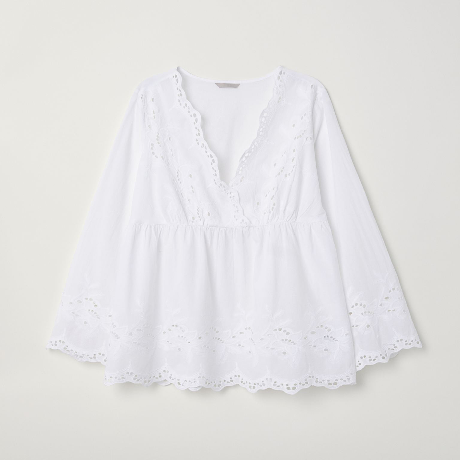 

Блузка H&M 5453656log  Белая, Блузка H&M 5453656log 46 Белая