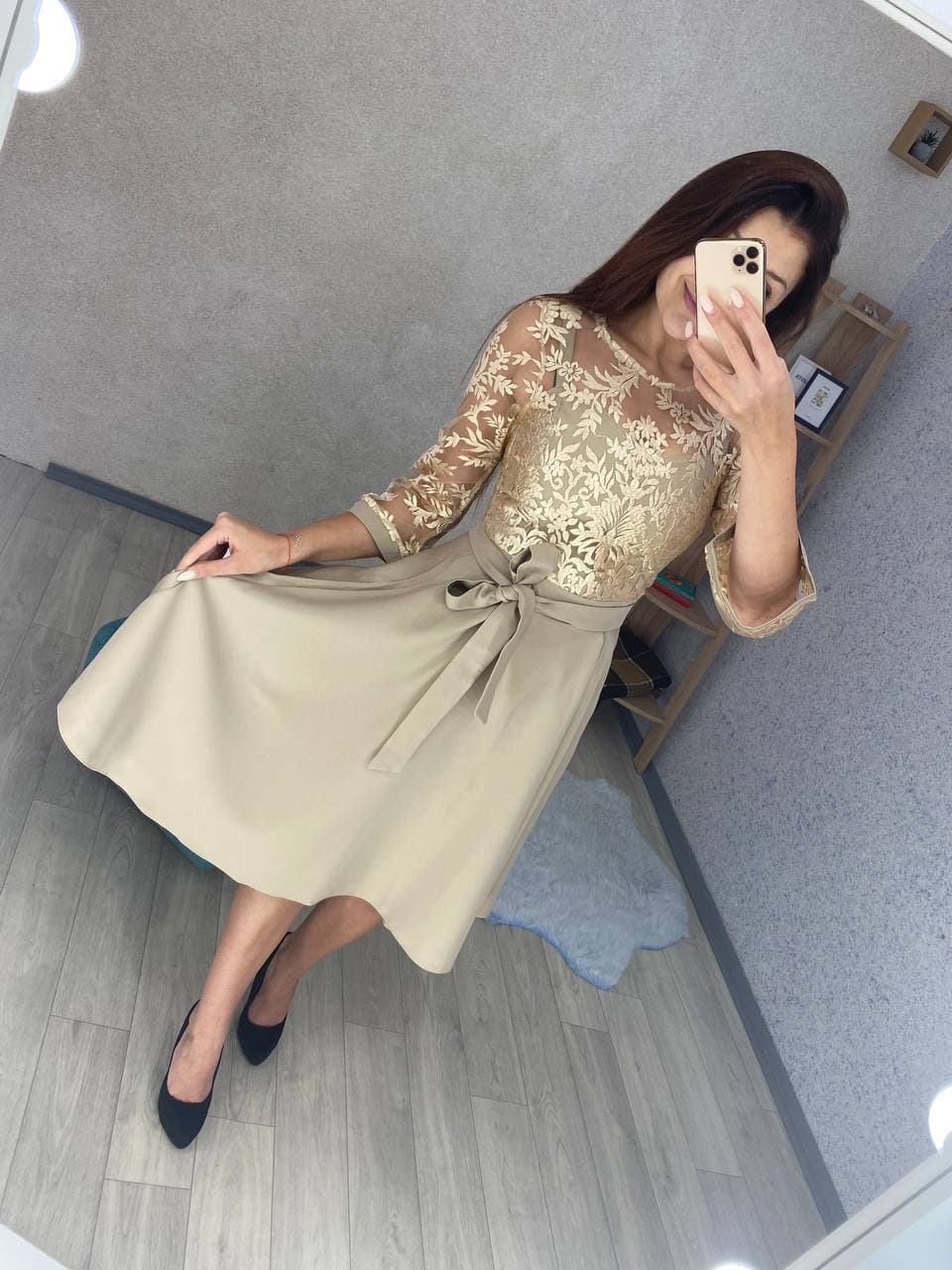 

Fashions • Платье с вышивкои Happiness Fashions  бежевый (3105, Fashions • Платье с вышивкои Happiness Fashions M бежевый (3105)