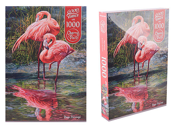 

Пазлы 1000 элементов "Бинго Фламинго" Cherry pazzi (30431)