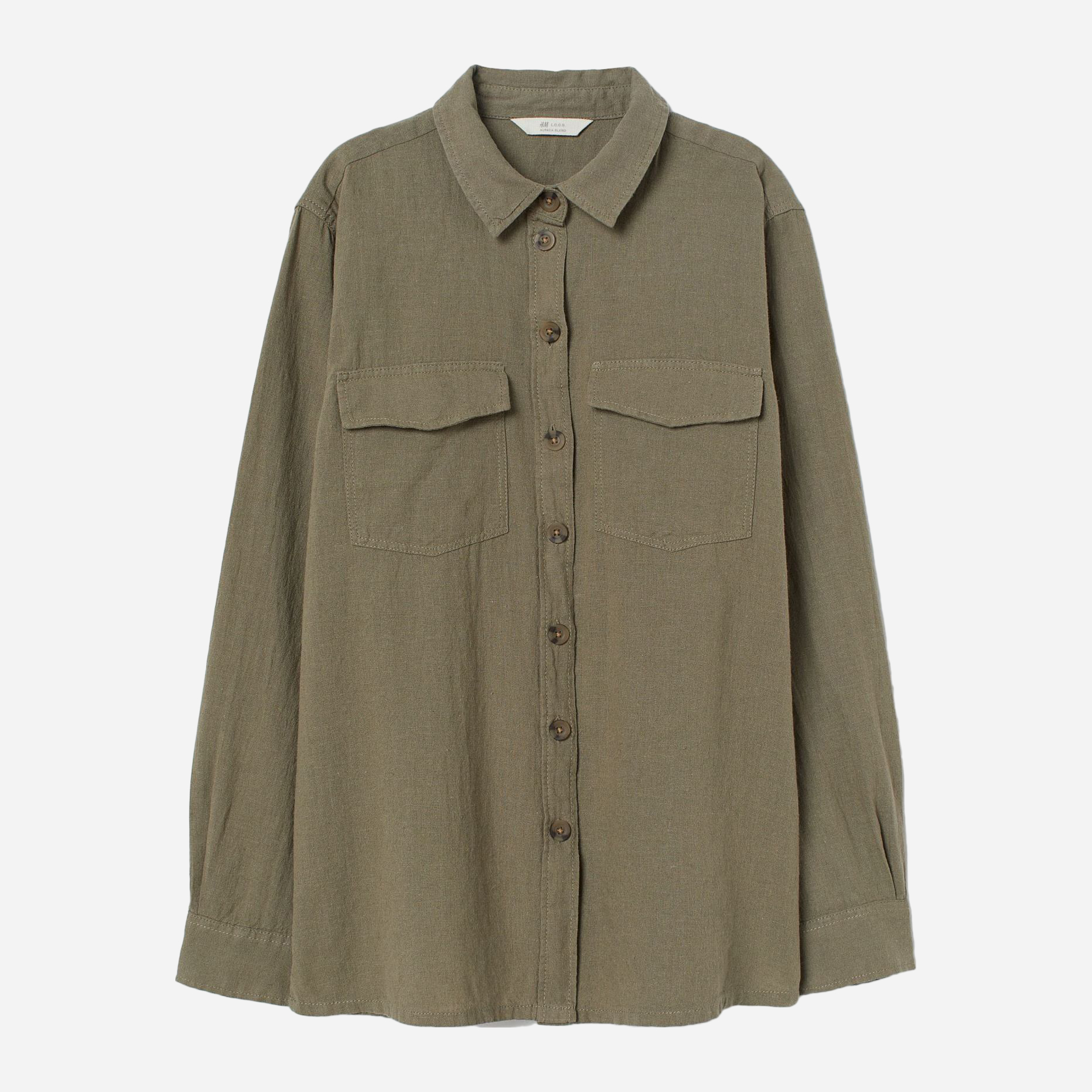 

Рубашка H&M 11-0852300-002 38 Хаки (СА2000001886472)