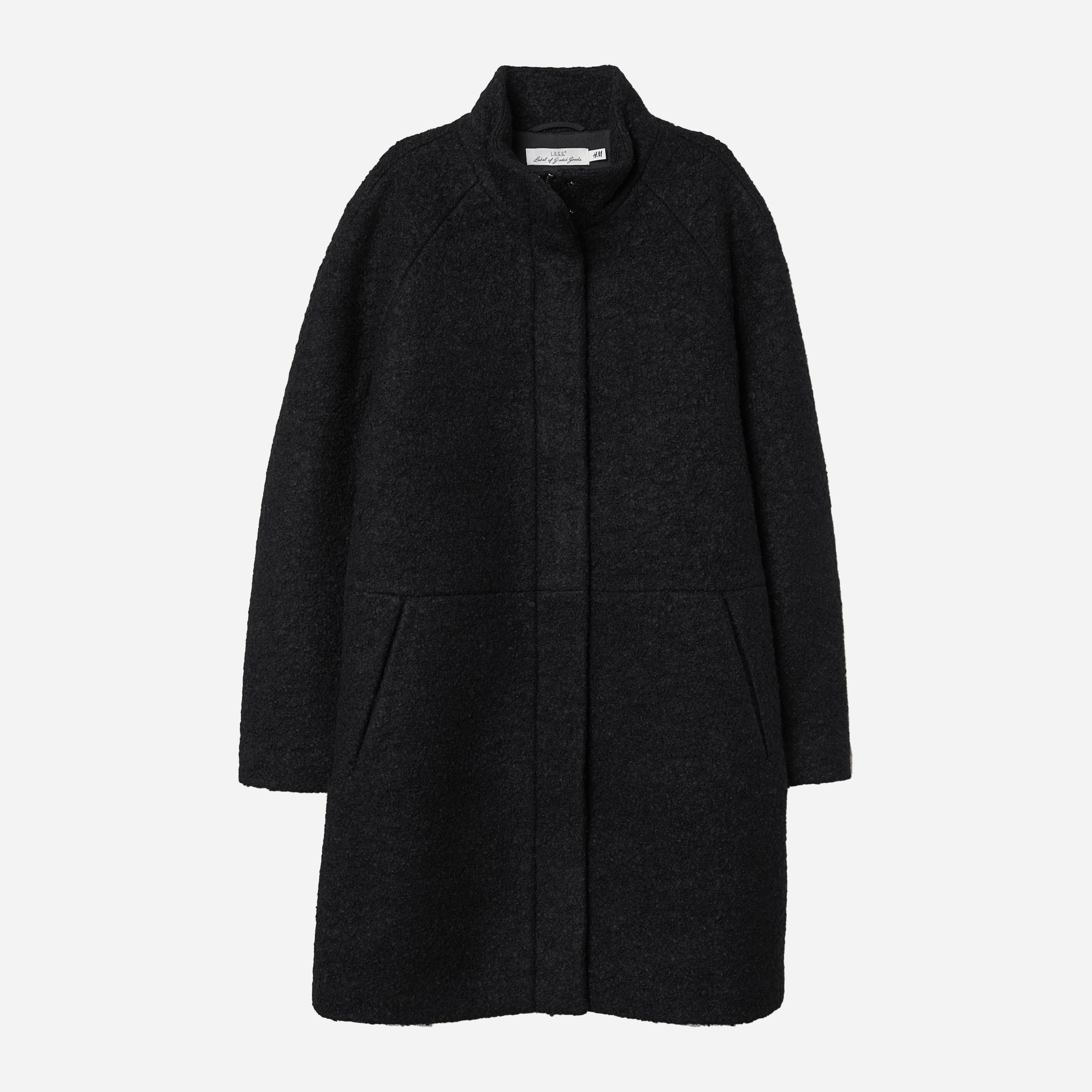 

Пальто H&M 0639260-8 40 Черное (СА2000001178584)