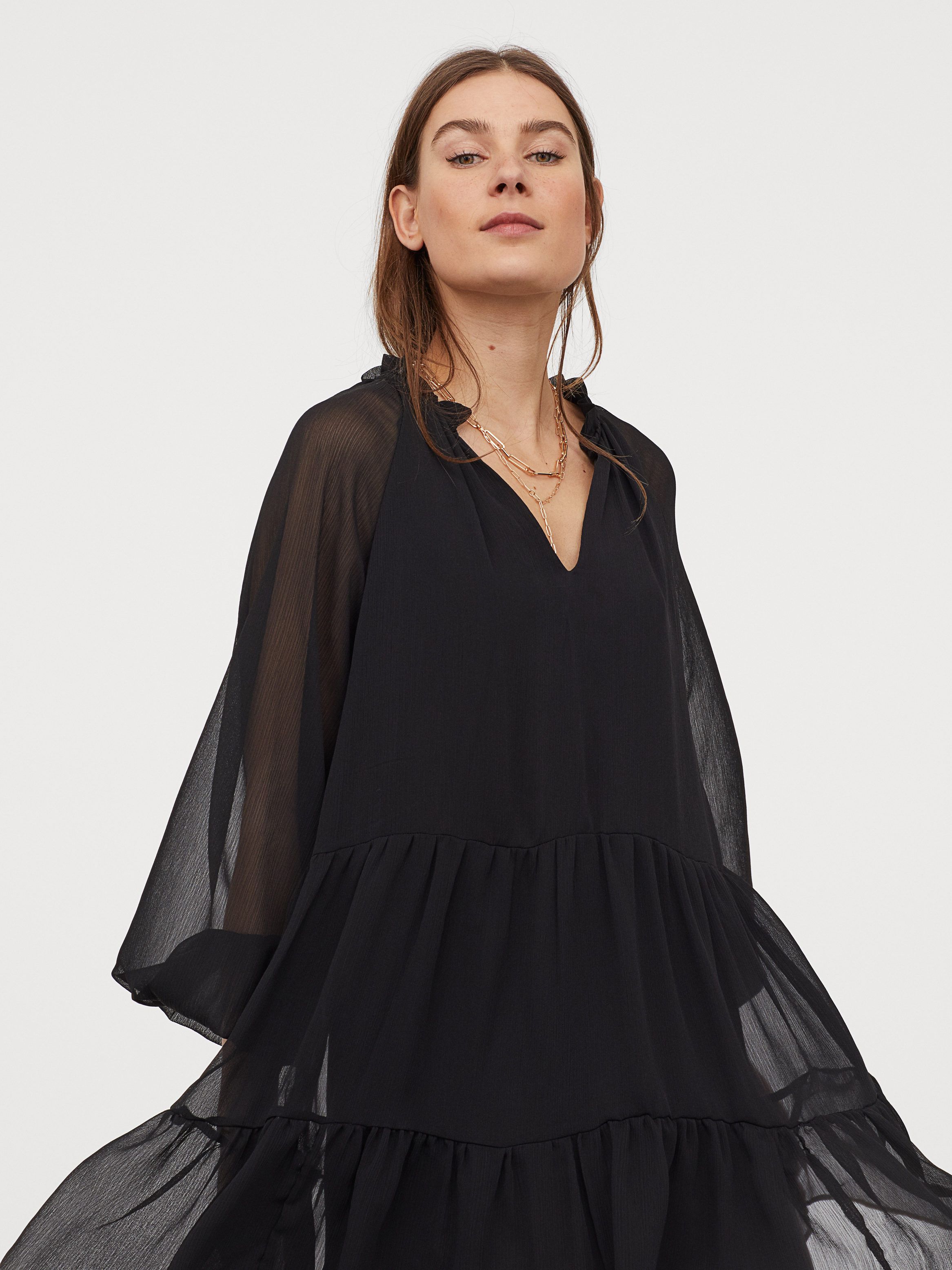 

Платье H& 102-20834534-001  Черное (СА2000001884447, Платье H&M 102-20834534-001 M Черное (СА2000001884447)
