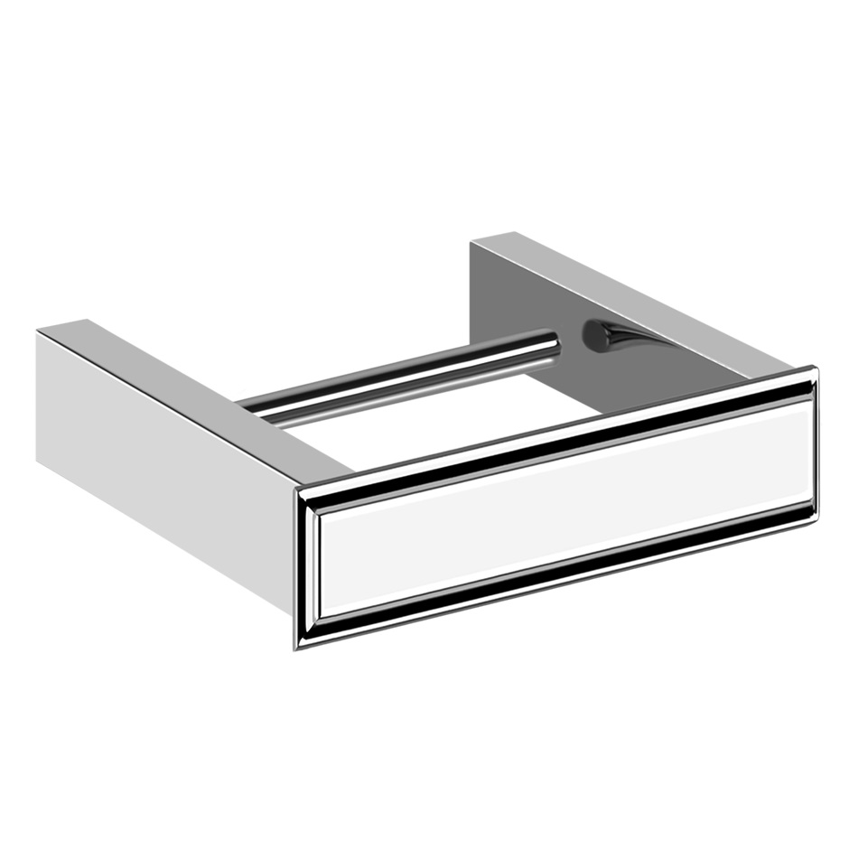 

Бумагодержатель без крышки Gessi Eleganza (цвет - хром) (46455-031)