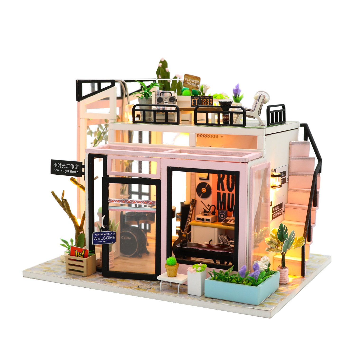 

3D Интерьерный констуктор DIY House Румбокс Студия звукозаписи (M903)