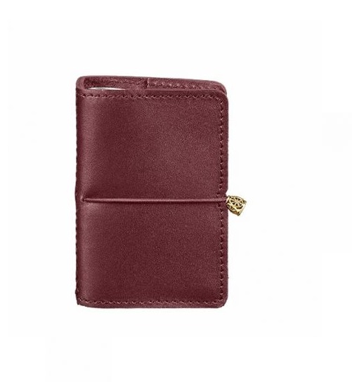 

Кард-кейс кожаный BlankNote 3.0 бордовый BN-KK-7-vin