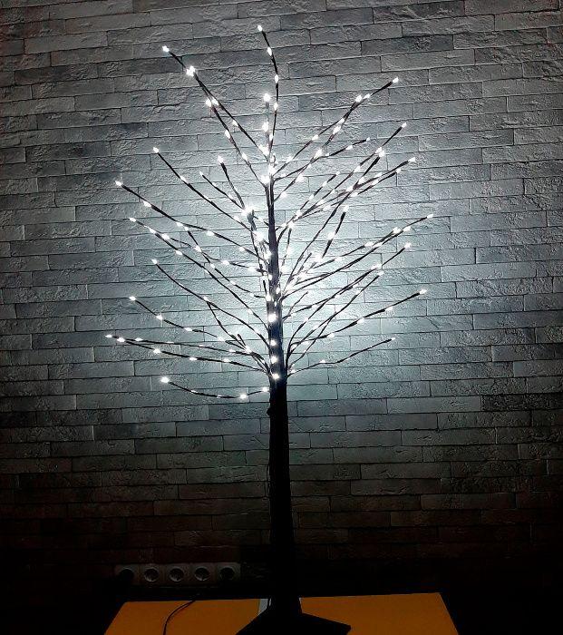 

Ночник дерево 144LED 1,5 м черный ствол NR40 холодный белый