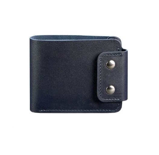 

Портмоне мужское кожаное BlankNote 9.0 ZEUS темно-синее BN-PM-9-navy-blue