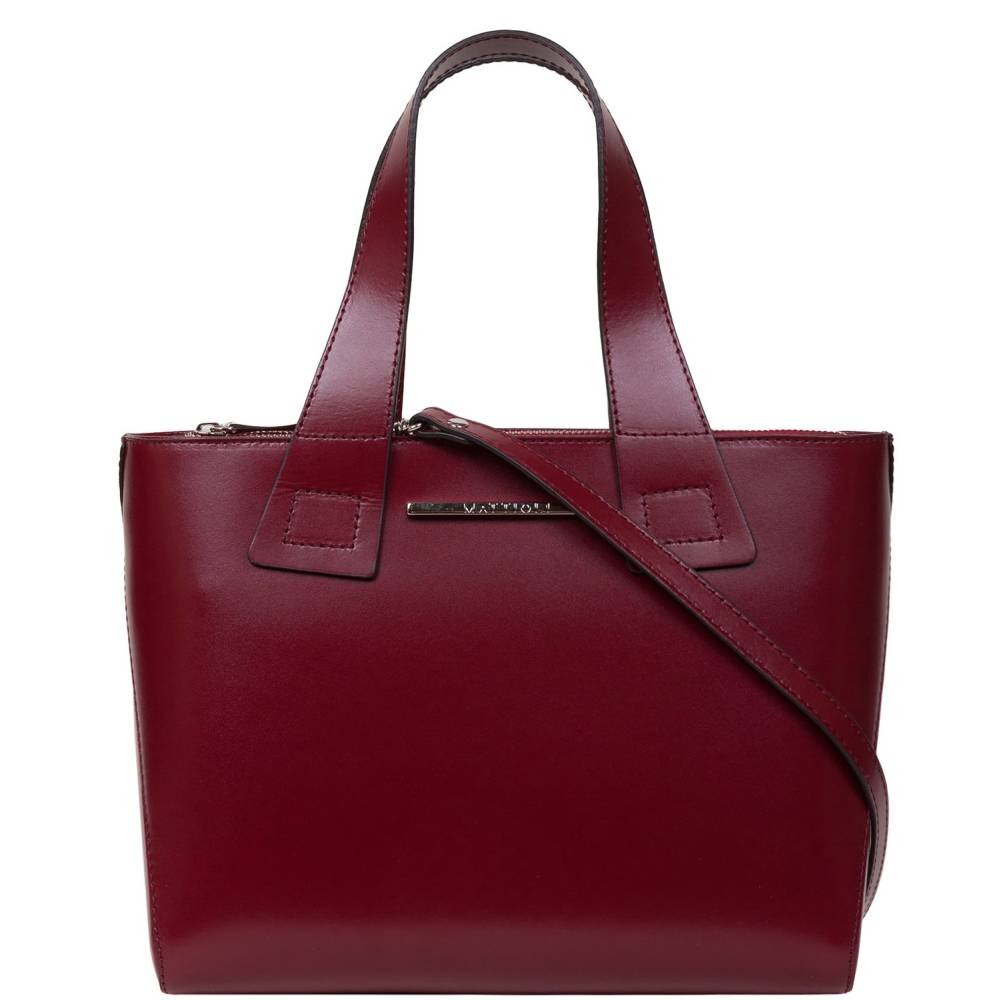 

Сумка женская Mattioli 133-15C бордовый кальф