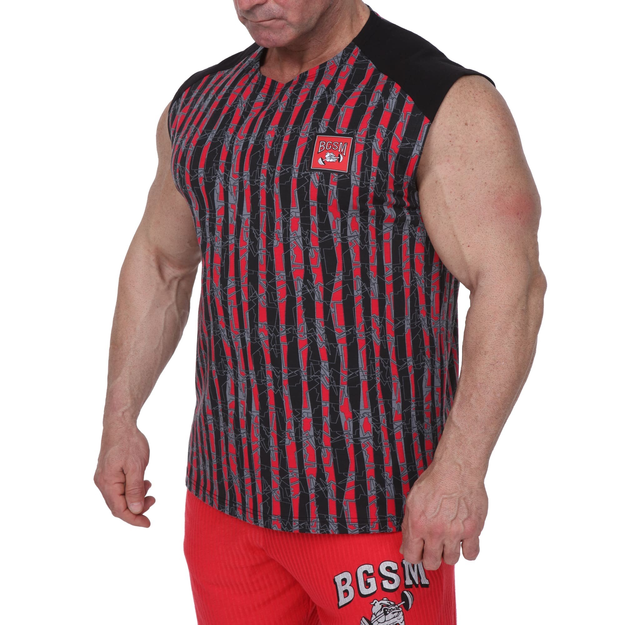 

Безрукавка Big Sam 2311 черно-красная размер, Безрукавка Big Sam 2311 черно-красная размер XL