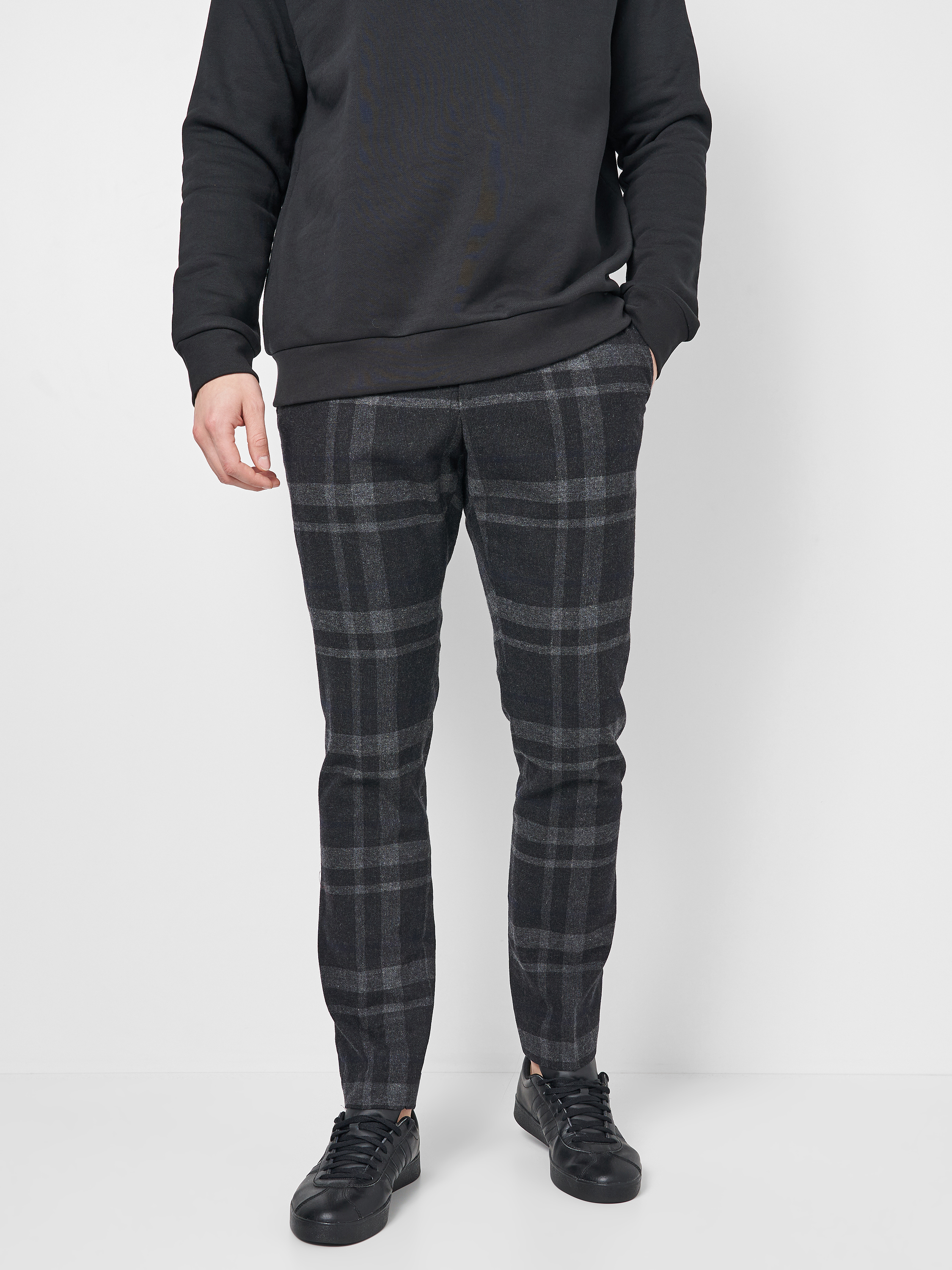 

Брюки Selected Homme XAZ200547HNLL  Черно-серые в клетку, Брюки Selected Homme XAZ200547HNLL 50 Черно-серые в клетку
