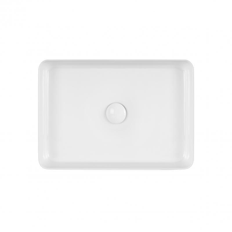 

Раковина-чаша Qtap Tern 500х350х145 White с донным клапаном QT1711A055W