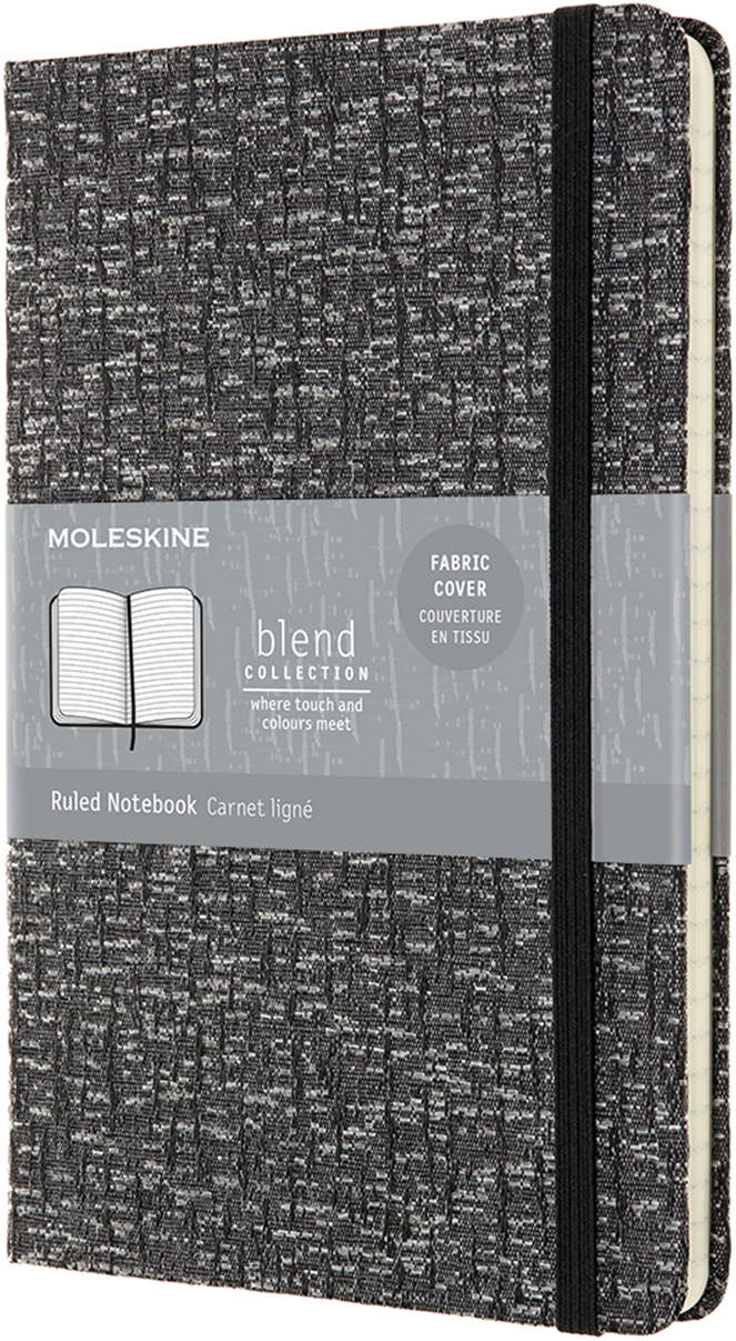 

Записная книга Moleskine Blend 13 х 21 см 240 страниц в линейку Серая Канва (8053853603661)
