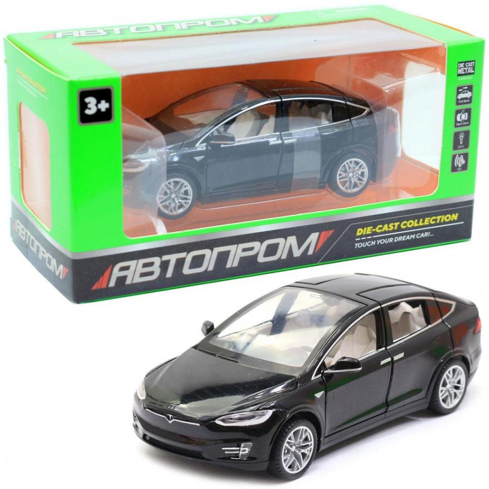 

Машина металлическая 6603 (Tesla Model X) "АВТОПРОМ" 1:32 (Черный)