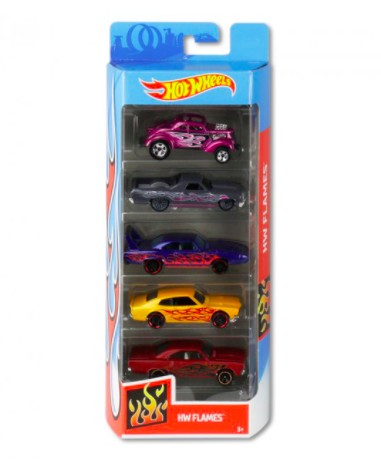 

Набор 5 машинок Hot Wheels "HW Flames"