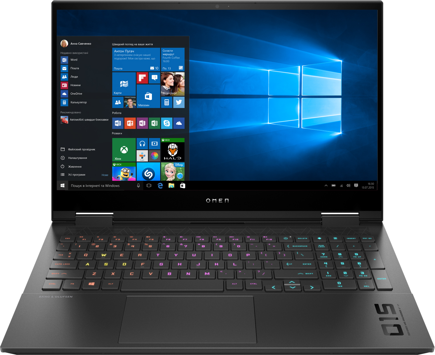 

Ноутбук HP Omen 15-ek1000ua (422L6EA) Black