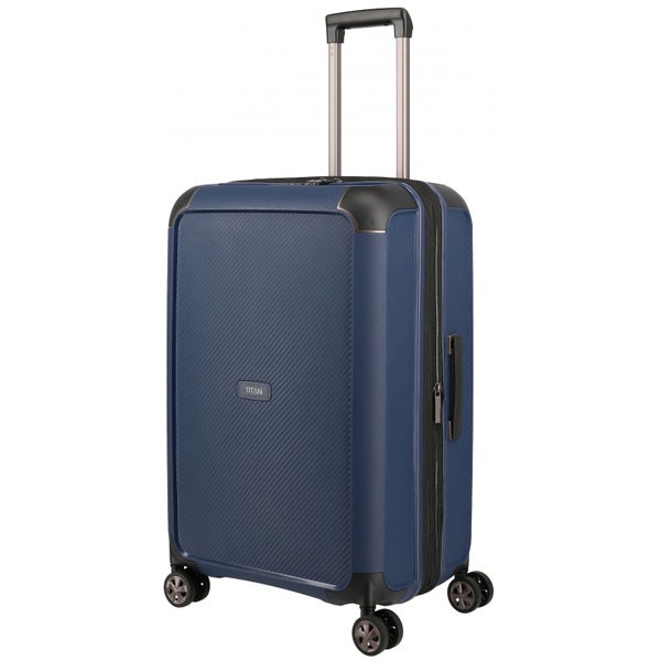 

Чемодан на 4 колесах Titan COMPAX Navy M exp 75/83л Ti844405-20