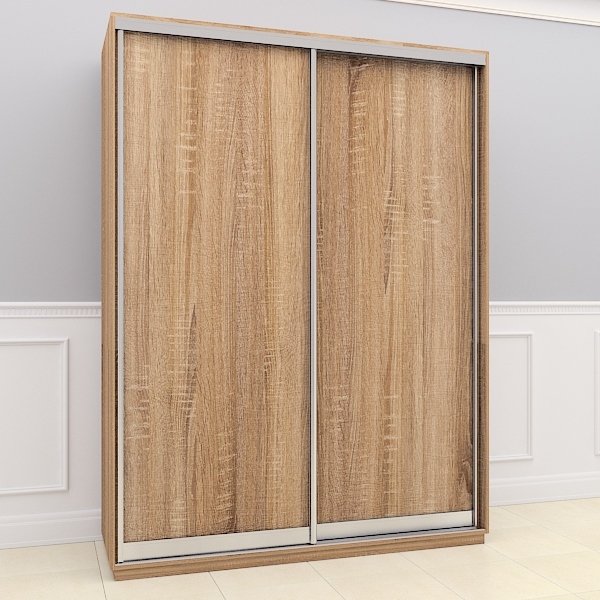 

Двухдверный шкаф купе Viant 3-7 180x60x240 Дуб сонома ДСП + ДСП