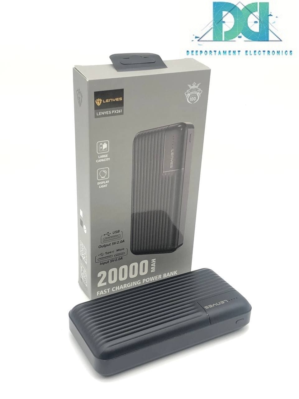 

УМБ Портативное зарядное устройство Power bank Lenyes PX261 20000mAh