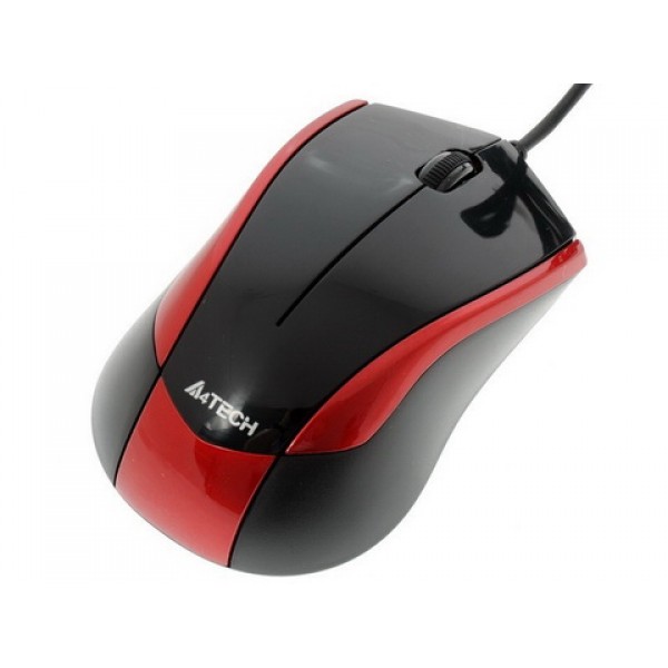 

Мышь A4Tech N-400-2 Red-Black USB V-Track