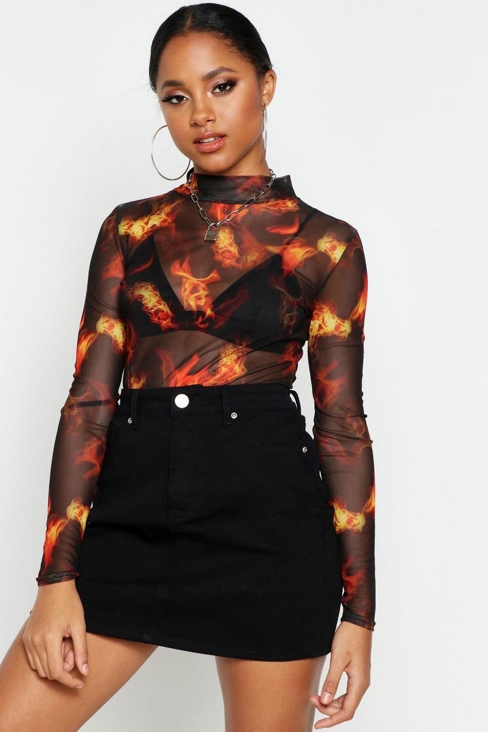 

Юбка Boohoo 44 Черный 9856200001285