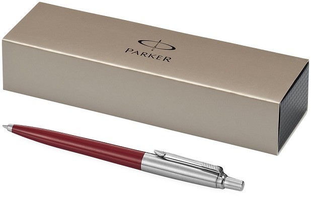 

Ручка шариковая Parker Jotter CT черная в красном корпусе в коробке