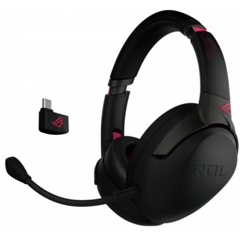 

Наушники ASUS ROG Strix Go 2.4 Electro Punk WL/3.5mm/USB Black (90YH02P1-B3UA00)