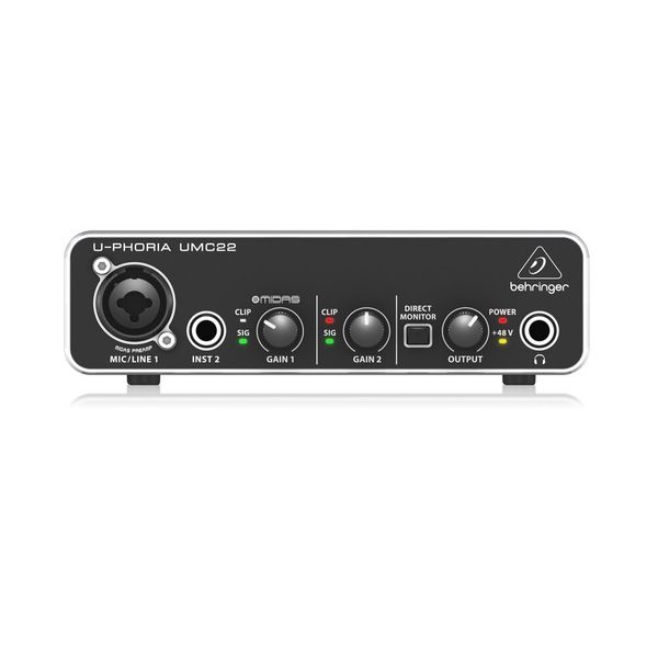 

Аудиоинтерфейс Behringer U-Phoria UMC22
