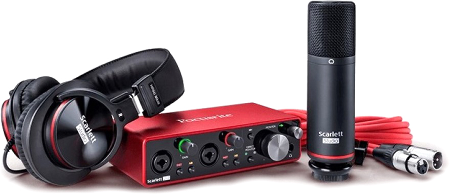 

Комплект Focusrite Scarlett 2i2 Studio 3rd Gen (228805)